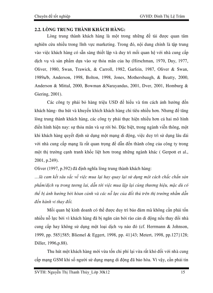 image for page Nghiên cứu các nhân tố ảnh hưởng đến lòng trung thành của khách hàng trên thị trường mạng di động