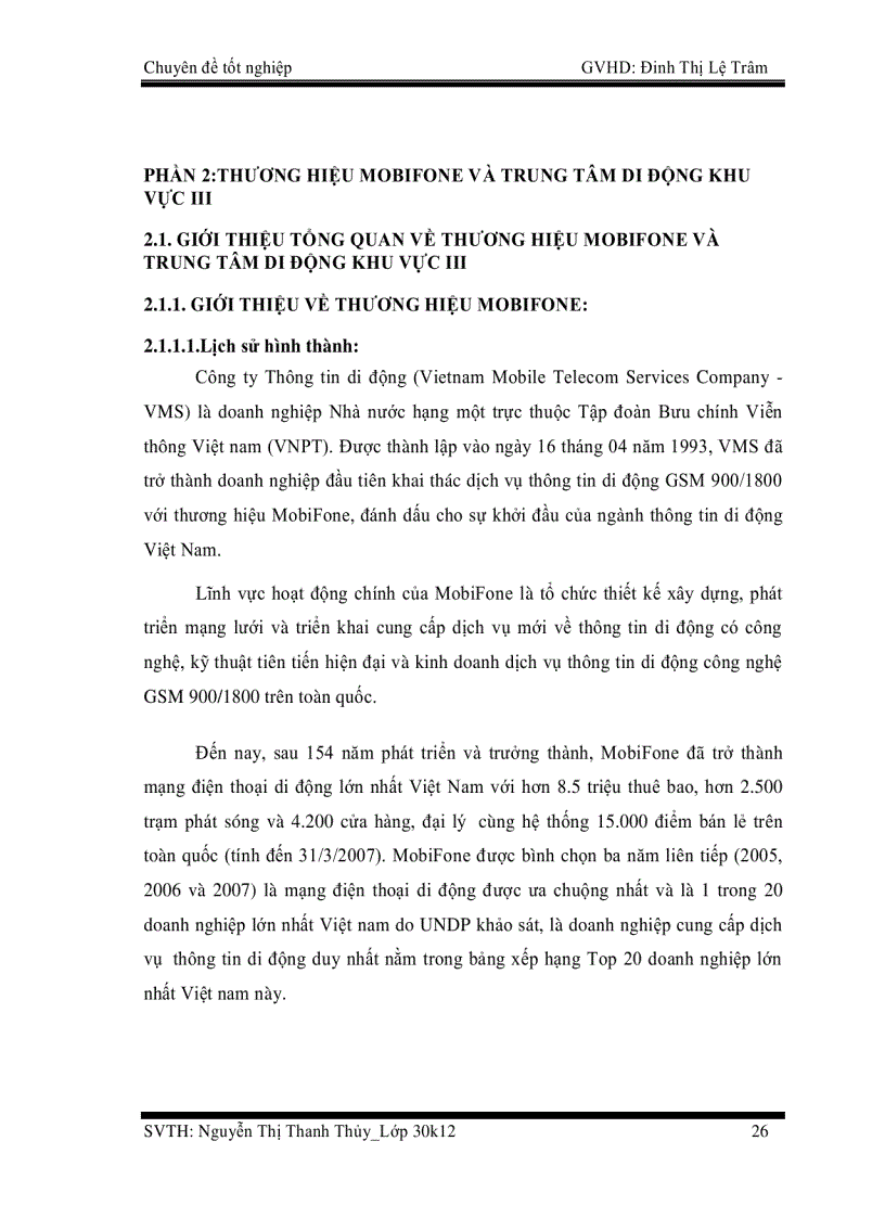 image for page Nghiên cứu các nhân tố ảnh hưởng đến lòng trung thành của khách hàng trên thị trường mạng di động