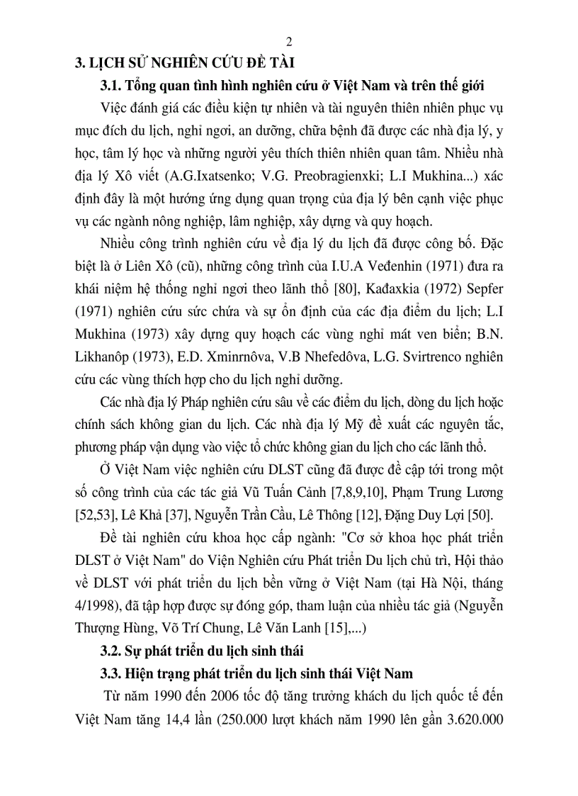 image for page Đánh giá điều kiện tự nhiên để phát triển du lịch sinh thái ở tiểu vùng du lịch miền núi Tây Bắc Việt Nam