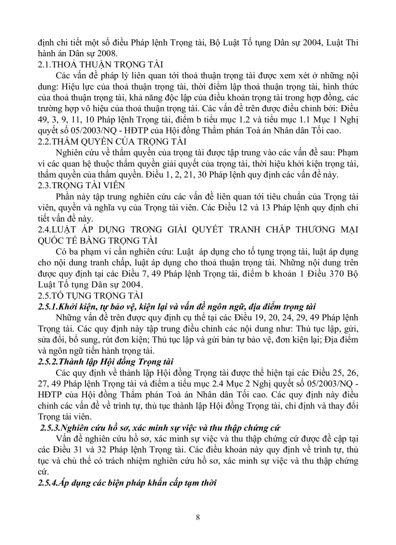 image for page Giải quyết tranh chấp thương mại quốc tế bằng trọng tài ở Việt Nam trong điều kiện hội nhập kinh tế quốc tế