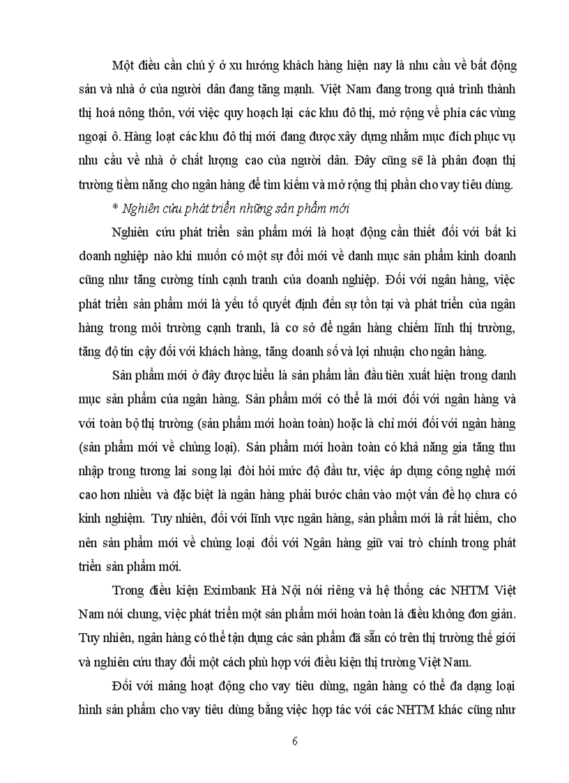 image for page Phát triển hoạt động cho vay tiêu dùng tại Ngân hàng thương mại cổ phần Xuất nhập khẩu chi nhánh Hà Nội