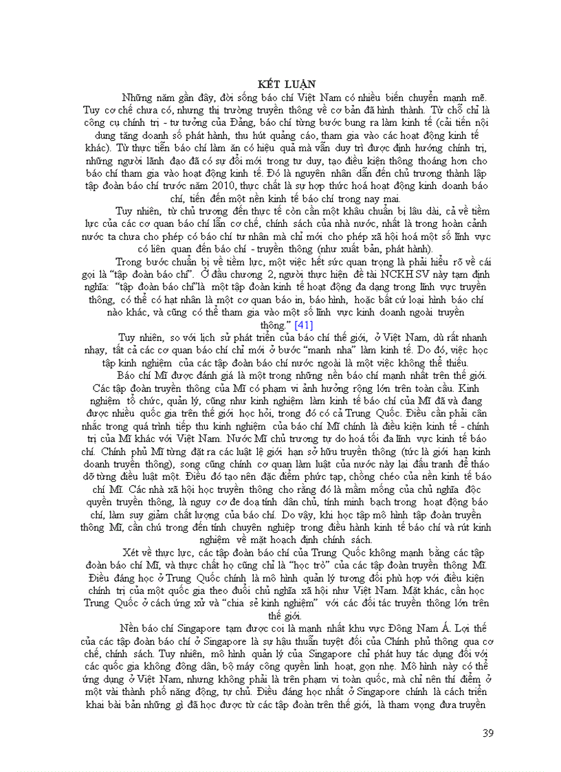 image for page Tìm hiểu một số tập đoàn báo chí trên thế giới và chủ trương hình thành tập đoàn báo chí ở VN