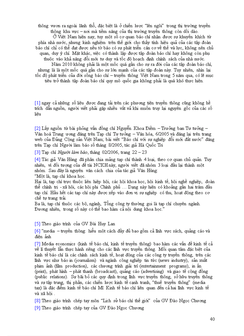 image for page Tìm hiểu một số tập đoàn báo chí trên thế giới và chủ trương hình thành tập đoàn báo chí ở VN
