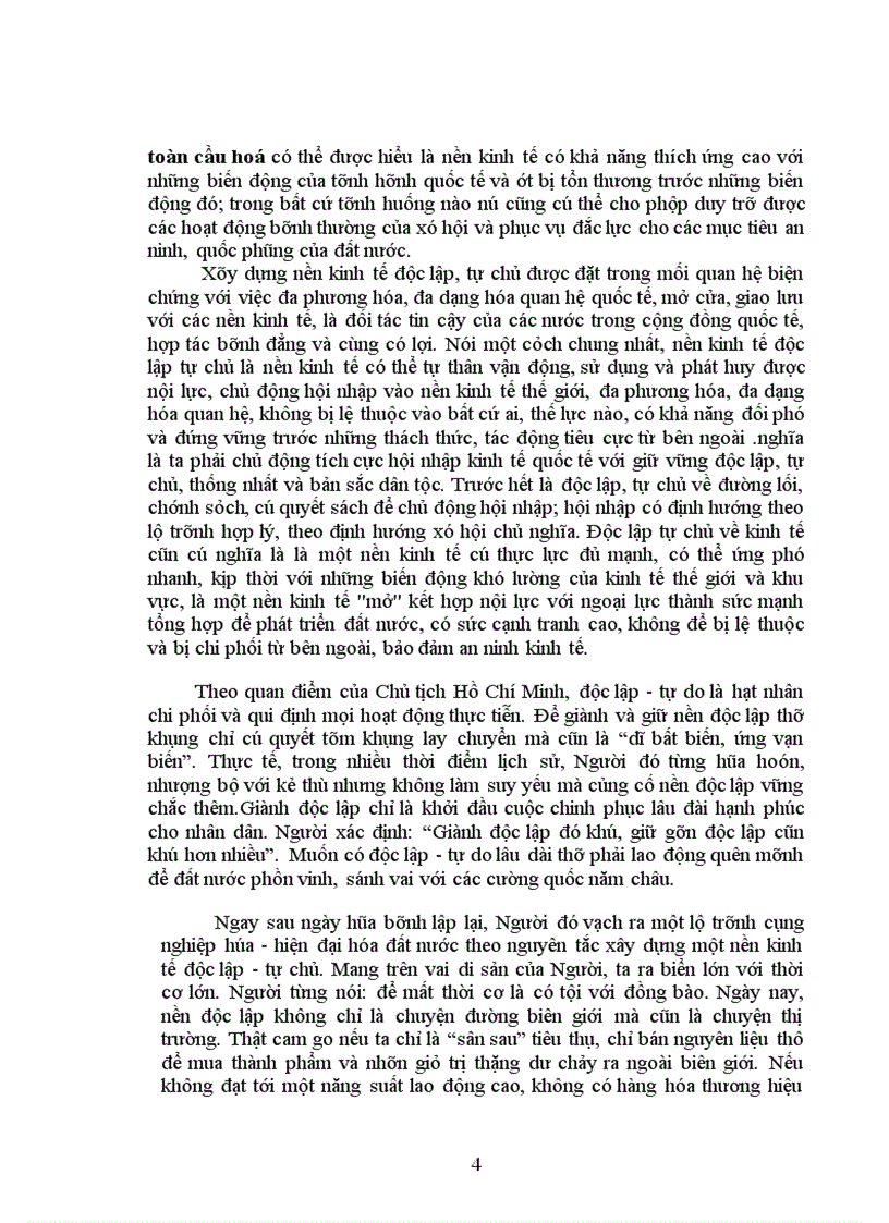 image for page Mối quan hệ giữa xây dựng nền kinh tế độc lập tự chủ và hội nhập kinh tế quốc tế