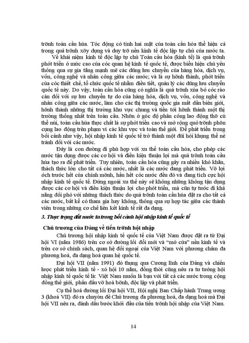 image for page Mối quan hệ giữa xây dựng nền kinh tế độc lập tự chủ và hội nhập kinh tế quốc tế