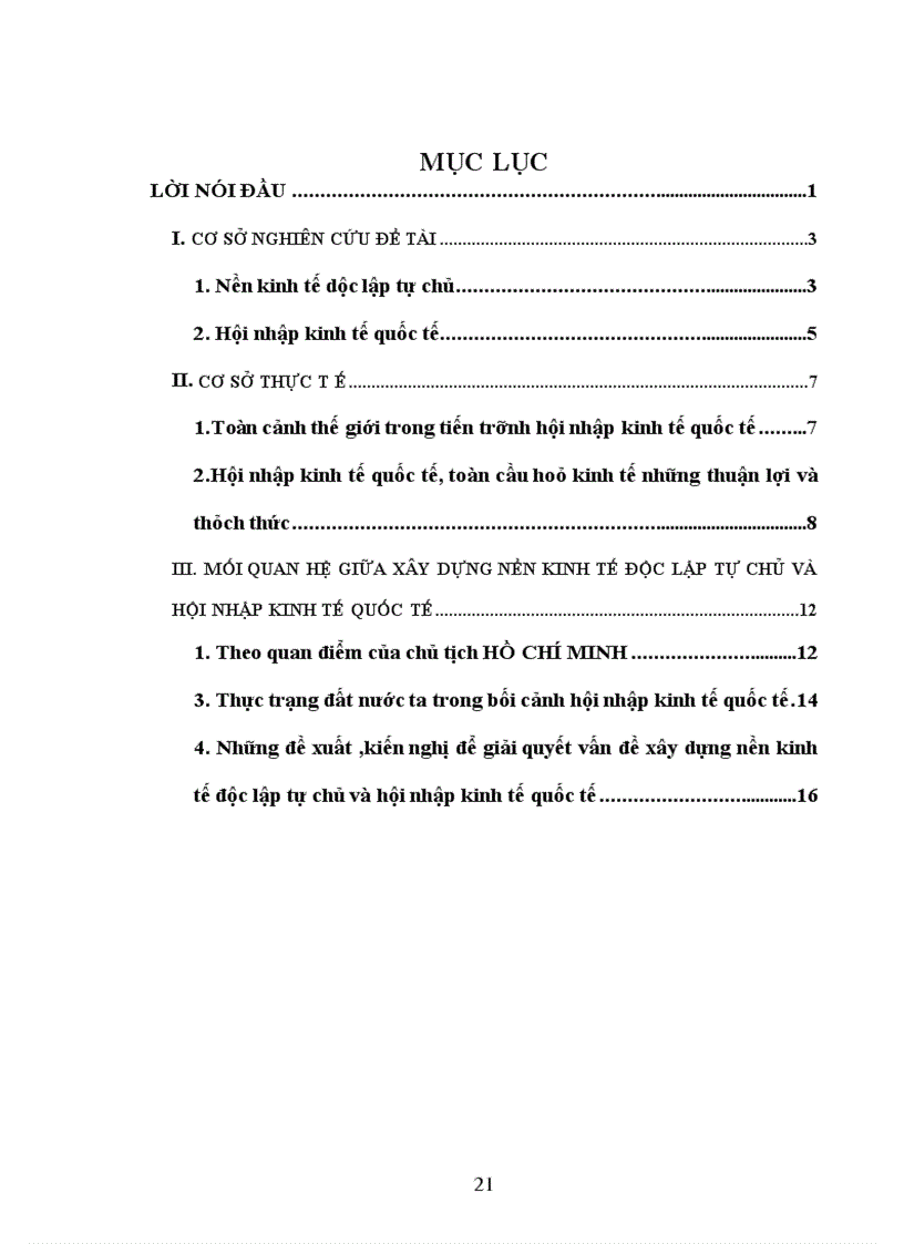 image for page Mối quan hệ giữa xây dựng nền kinh tế độc lập tự chủ và hội nhập kinh tế quốc tế