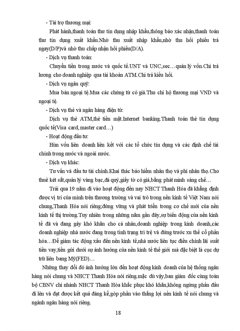 image for page Báo cáo thực tập tổng hợp tại ngânhàng NHTMCP Công Thương VietinBank tỉnh Thanh hoá lt NHa gt