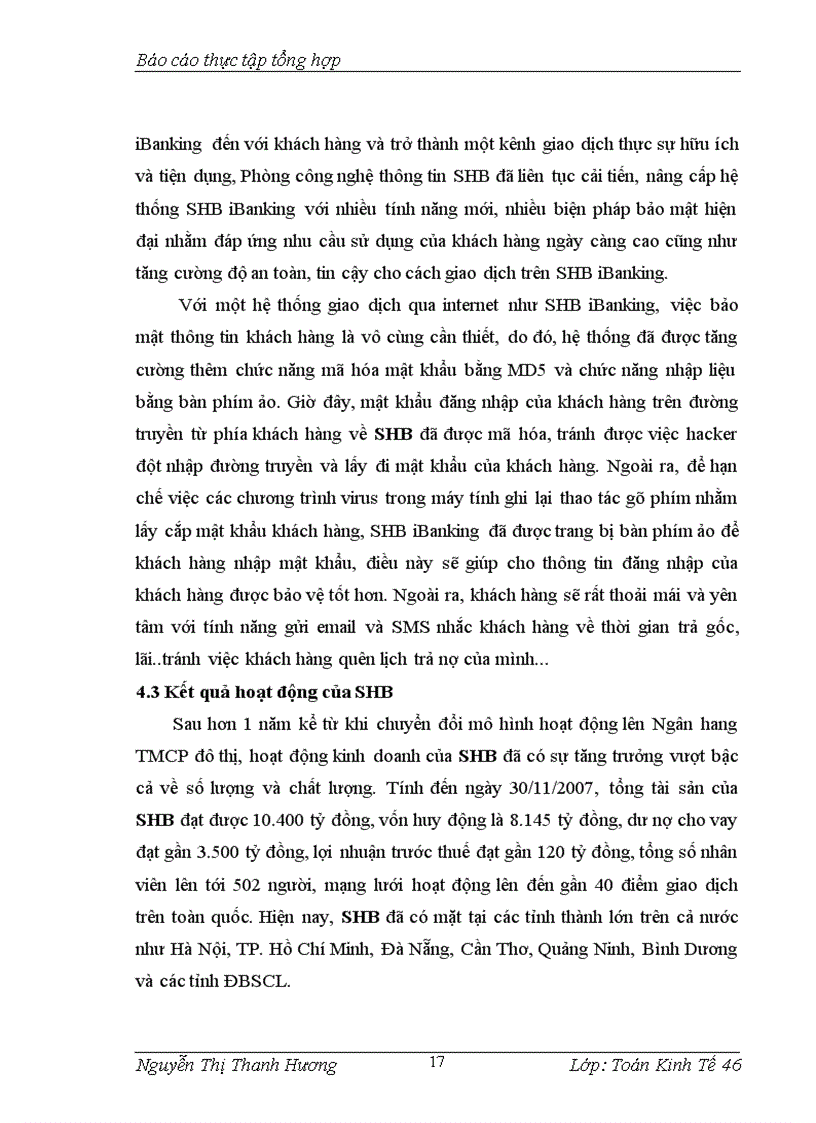 image for page Báo cáo thực tập tổng hợp tại ngân hàng NHTMCP Sài Gòn Hà Nội SHB