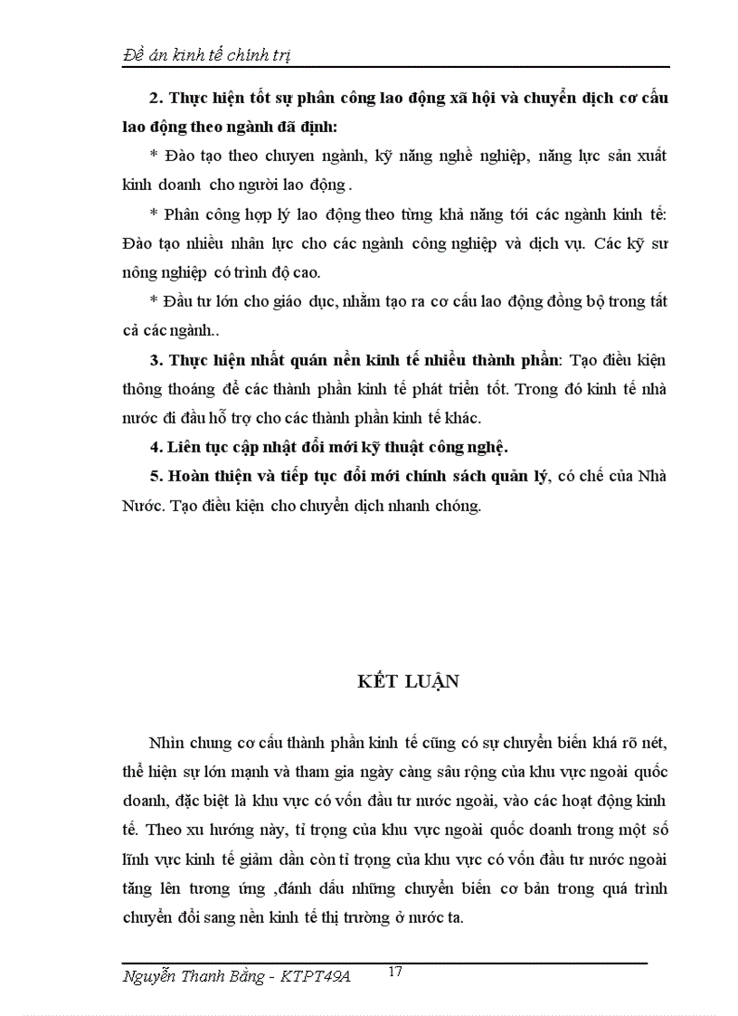 image for page Chuyển dịch cơ cấu ngành kinh tế theo hướng CNH HĐH ở Việt Nam hiện nay