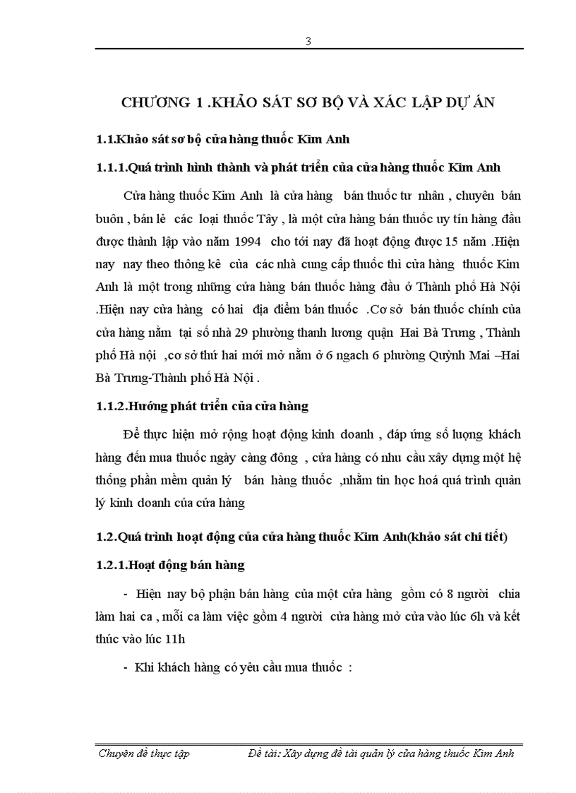 image for page Xây dựng chương trình quản lý cửa hàng thuốc Kim Anh