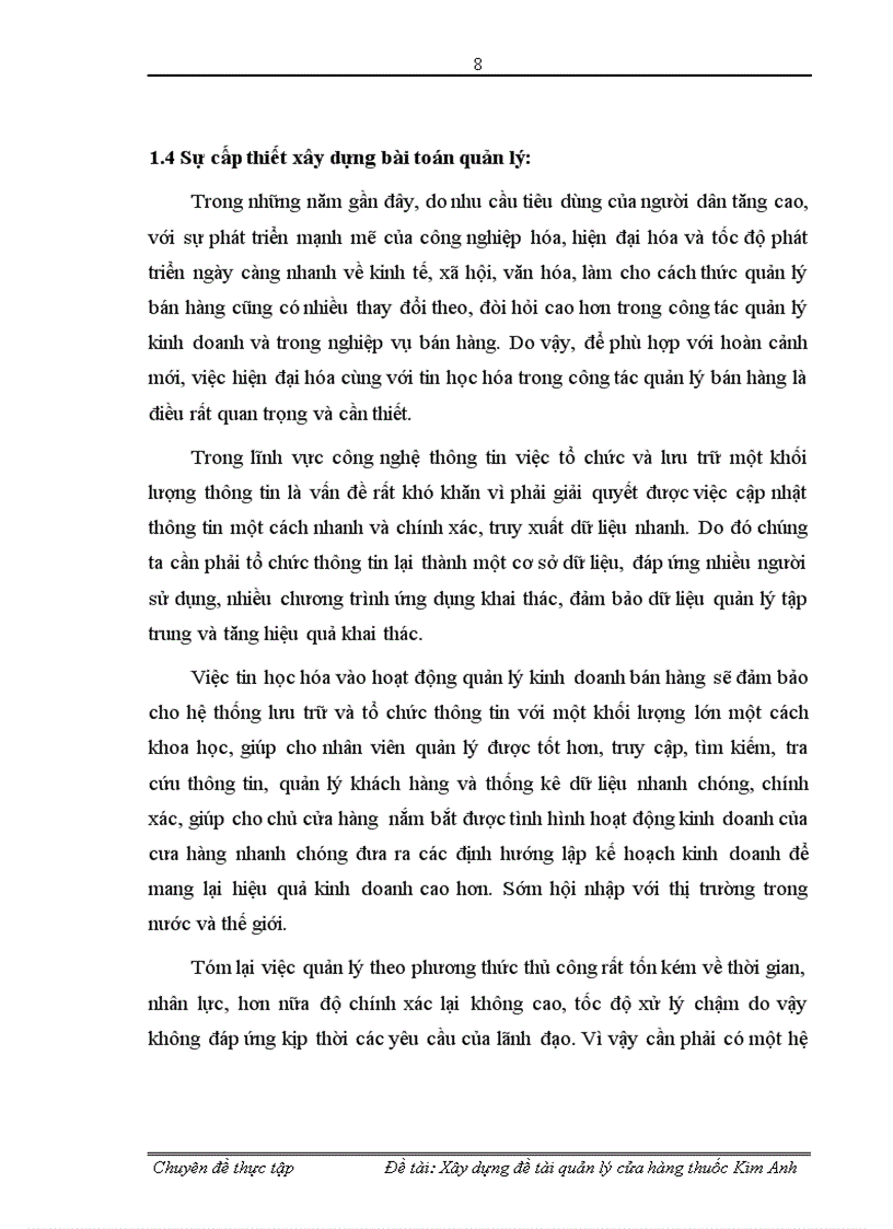 image for page Xây dựng chương trình quản lý cửa hàng thuốc Kim Anh