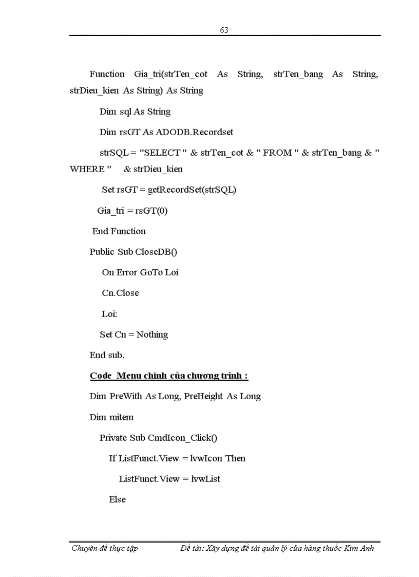 image for page Xây dựng chương trình quản lý cửa hàng thuốc Kim Anh