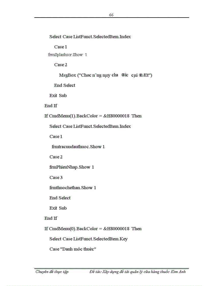 image for page Xây dựng chương trình quản lý cửa hàng thuốc Kim Anh