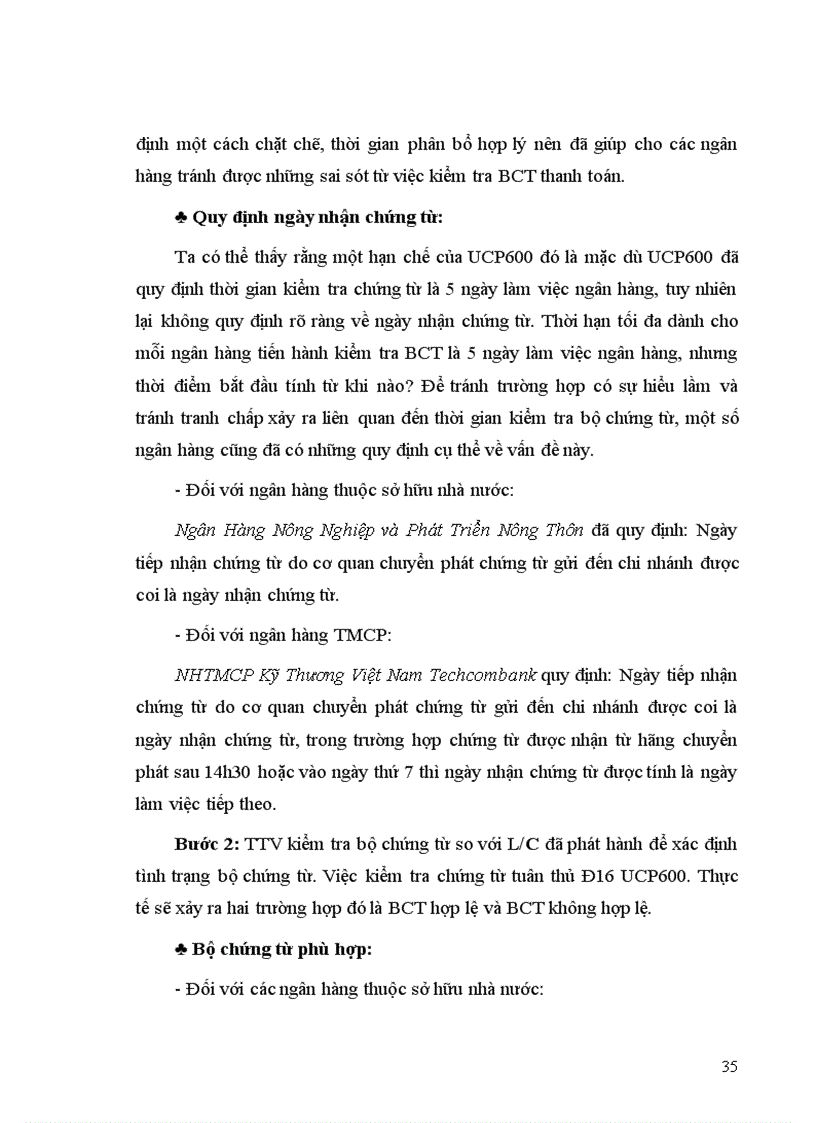 image for page Ứng dụng thực tế của UCP 600 và ISBP 681 trong việc tạo lập và kiểm tra bộ chứng từ thanh toán theo phương thức tín dụng chứng từ tại một số ngân hàng thương mại