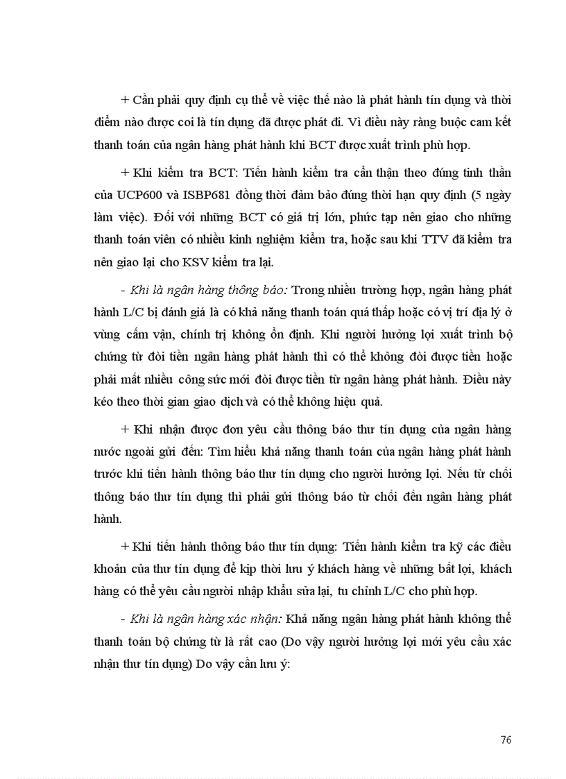 image for page Ứng dụng thực tế của UCP 600 và ISBP 681 trong việc tạo lập và kiểm tra bộ chứng từ thanh toán theo phương thức tín dụng chứng từ tại một số ngân hàng thương mại