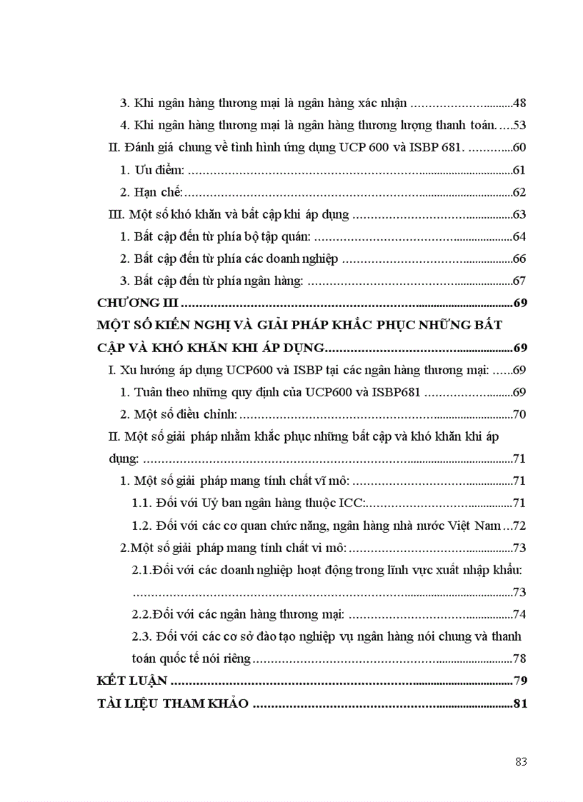 image for page Ứng dụng thực tế của UCP 600 và ISBP 681 trong việc tạo lập và kiểm tra bộ chứng từ thanh toán theo phương thức tín dụng chứng từ tại một số ngân hàng thương mại