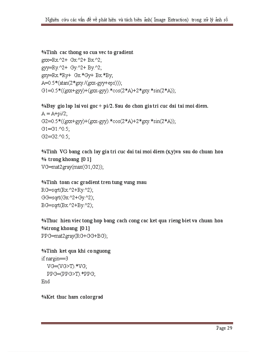image for page Nghiên cứu các vấn đề về phát hiện và tách biên ảnh Image Extraction trong xử lý ảnh số
