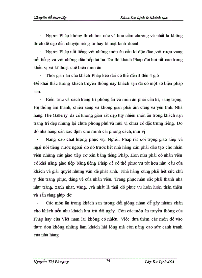 image for page Một số giải pháp nhằm nâng cao năng lực cạnh tranh của nhà hàng The Gallery khách sạn M