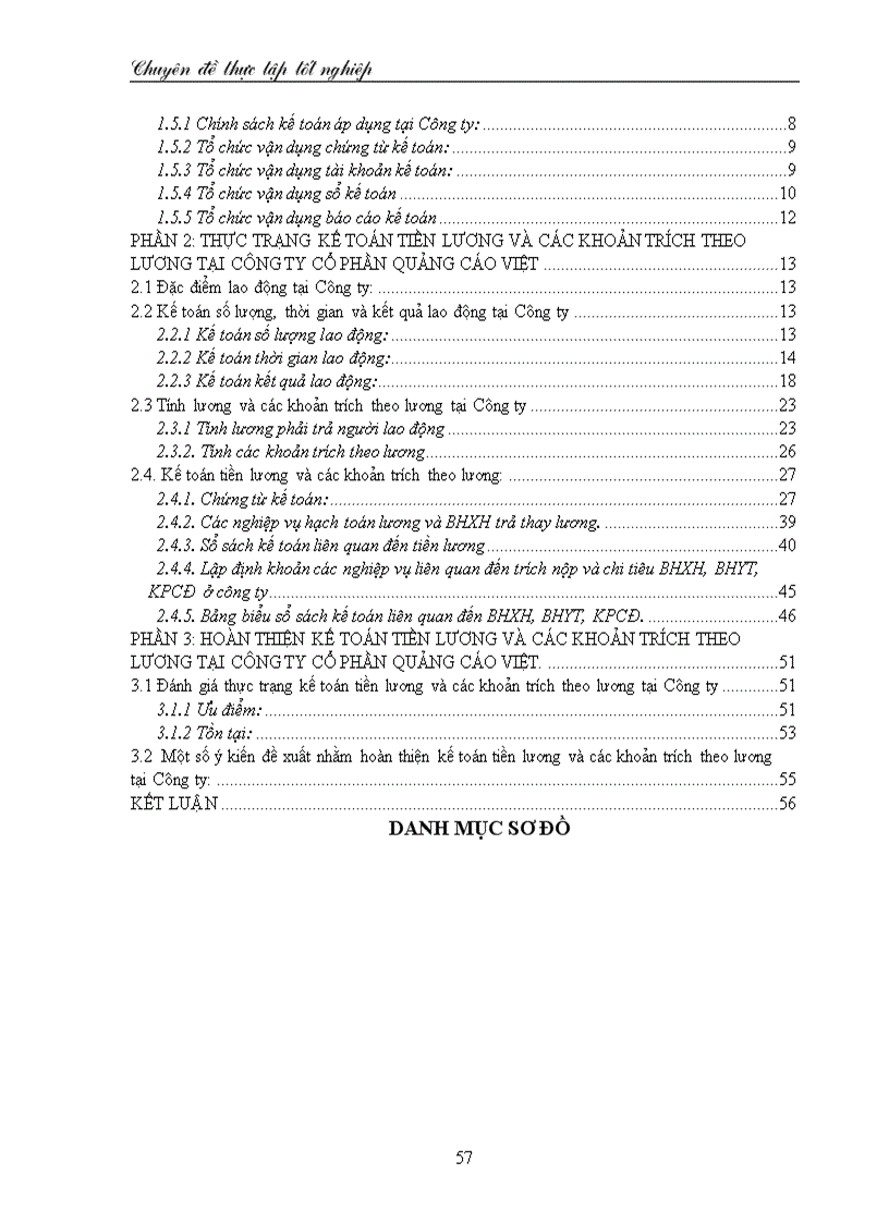 image for page Tiền lương và các khoản phải trích theo lương của Công ty Cổ phần Quảng cáo Việt