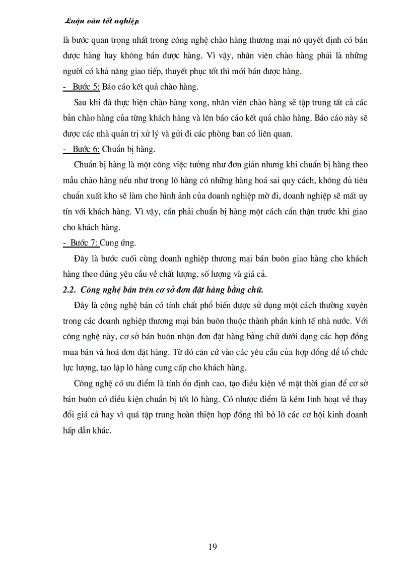 image for page Công nghệ Marketing bán buôn tại Doanh nghiệp thương mại