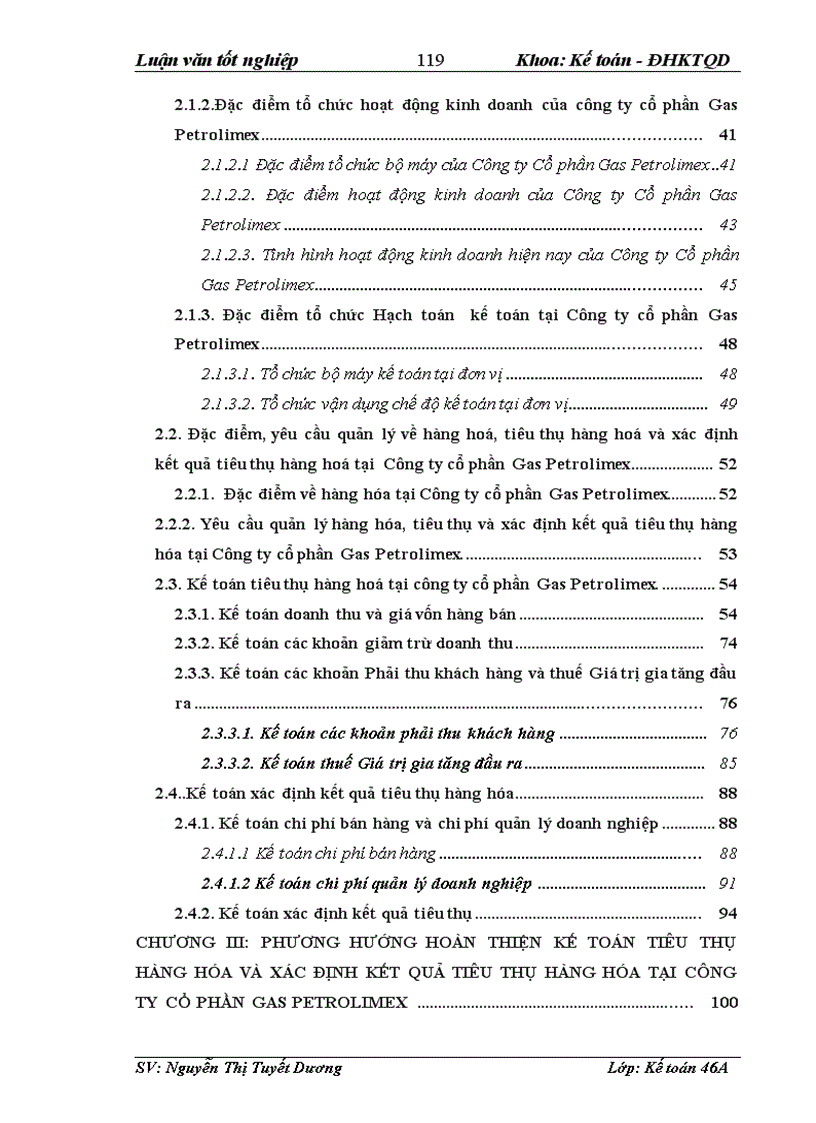 image for page Kế toán tiêu thụ và xác định kết quả tiêu thụ hàng hoá ở Công ty cổ phần Gas Petrolimex