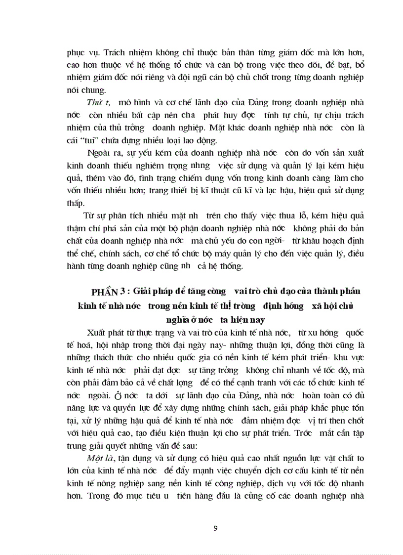 image for page Vai trò chủ đạo của thành phần kinh tế nhà nước trong nền kinh tế thị trường định hướng xã hội chủ nghĩa ở nước ta hiện nay