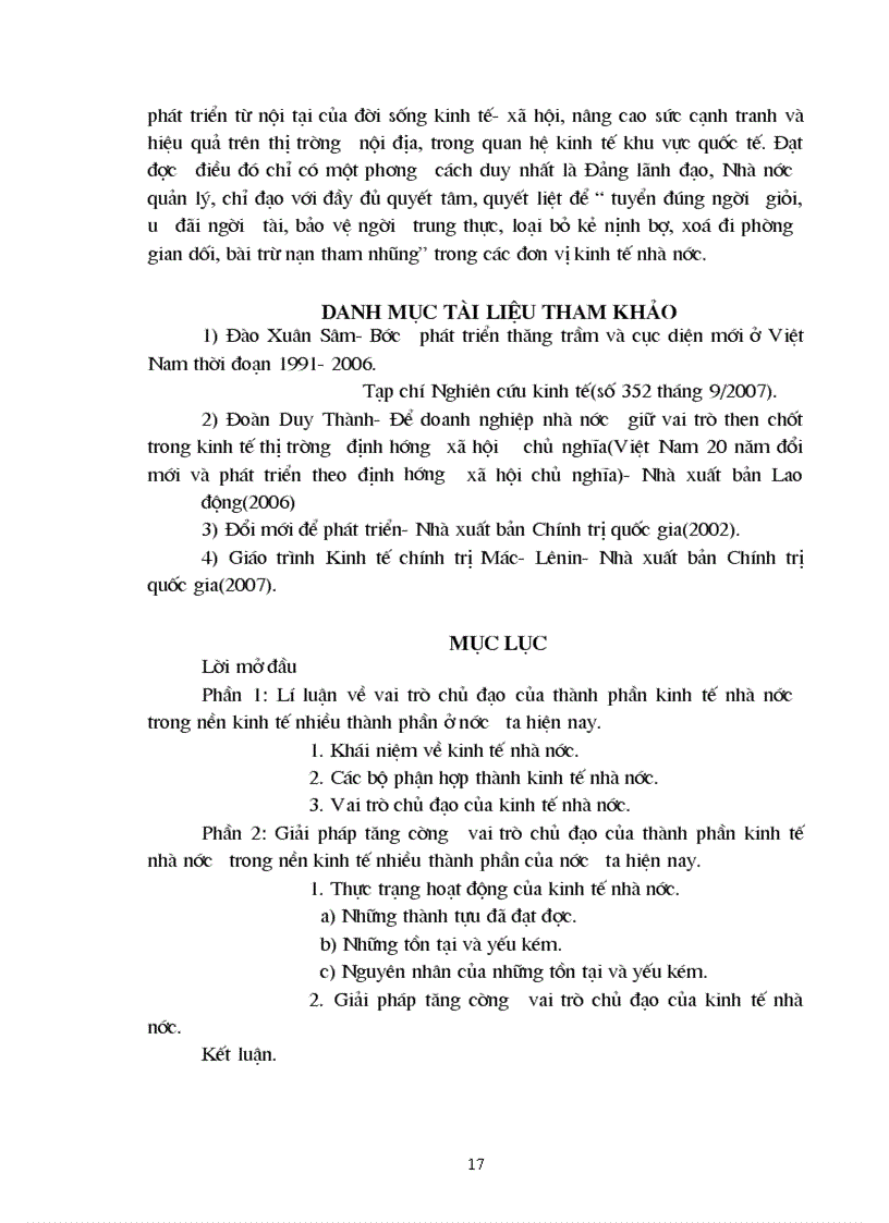 image for page Vai trò chủ đạo của thành phần kinh tế nhà nước trong nền kinh tế thị trường định hướng xã hội chủ nghĩa ở nước ta hiện nay
