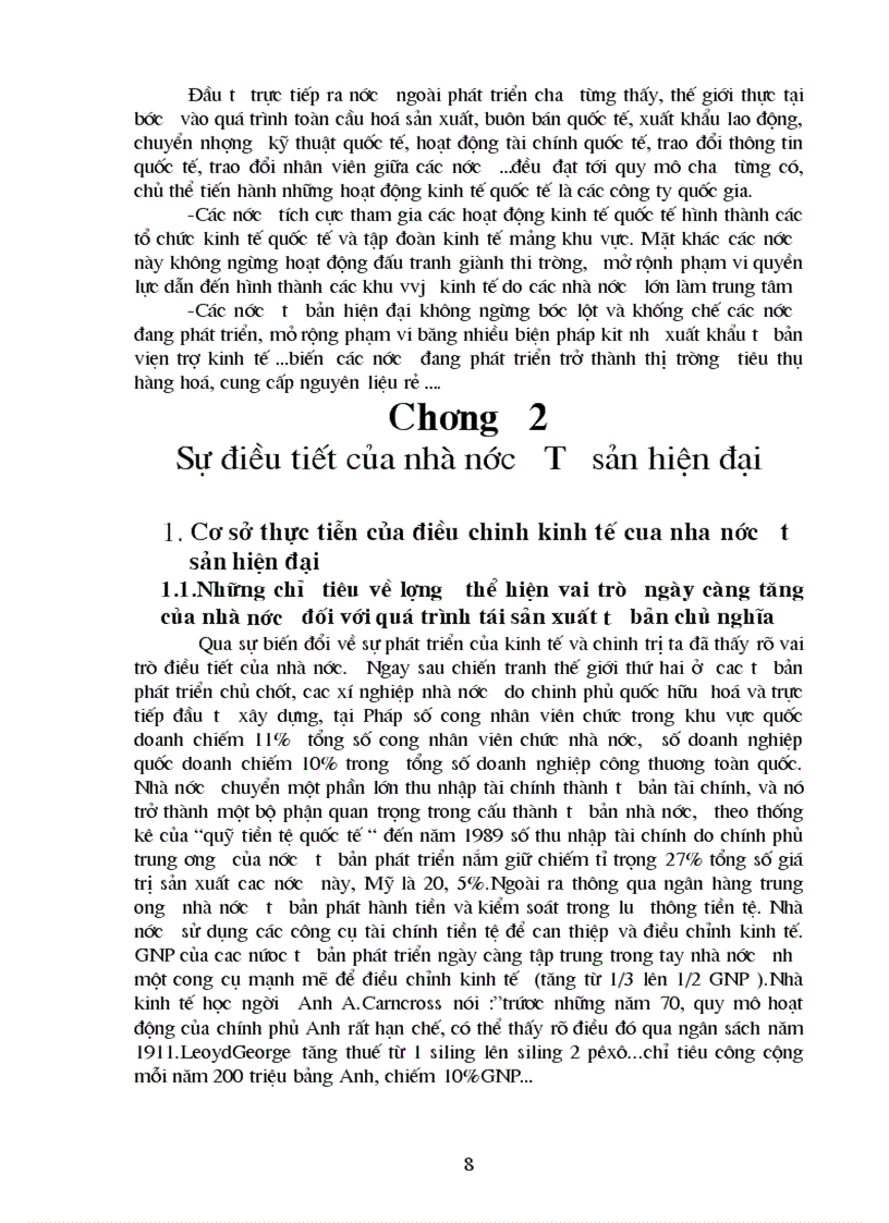 image for page Sự điều tiết kinh tế của nhà nước tư sản hiện đại