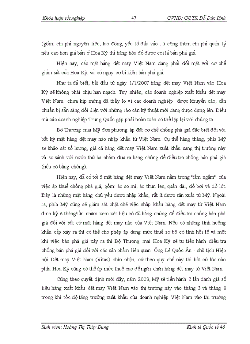 image for page Một số quy định về rào cản kỹ thuật của Hoa Kỳ đối với hàng dệt may nhập khẩu và giải pháp vượt rào của Việt Nam