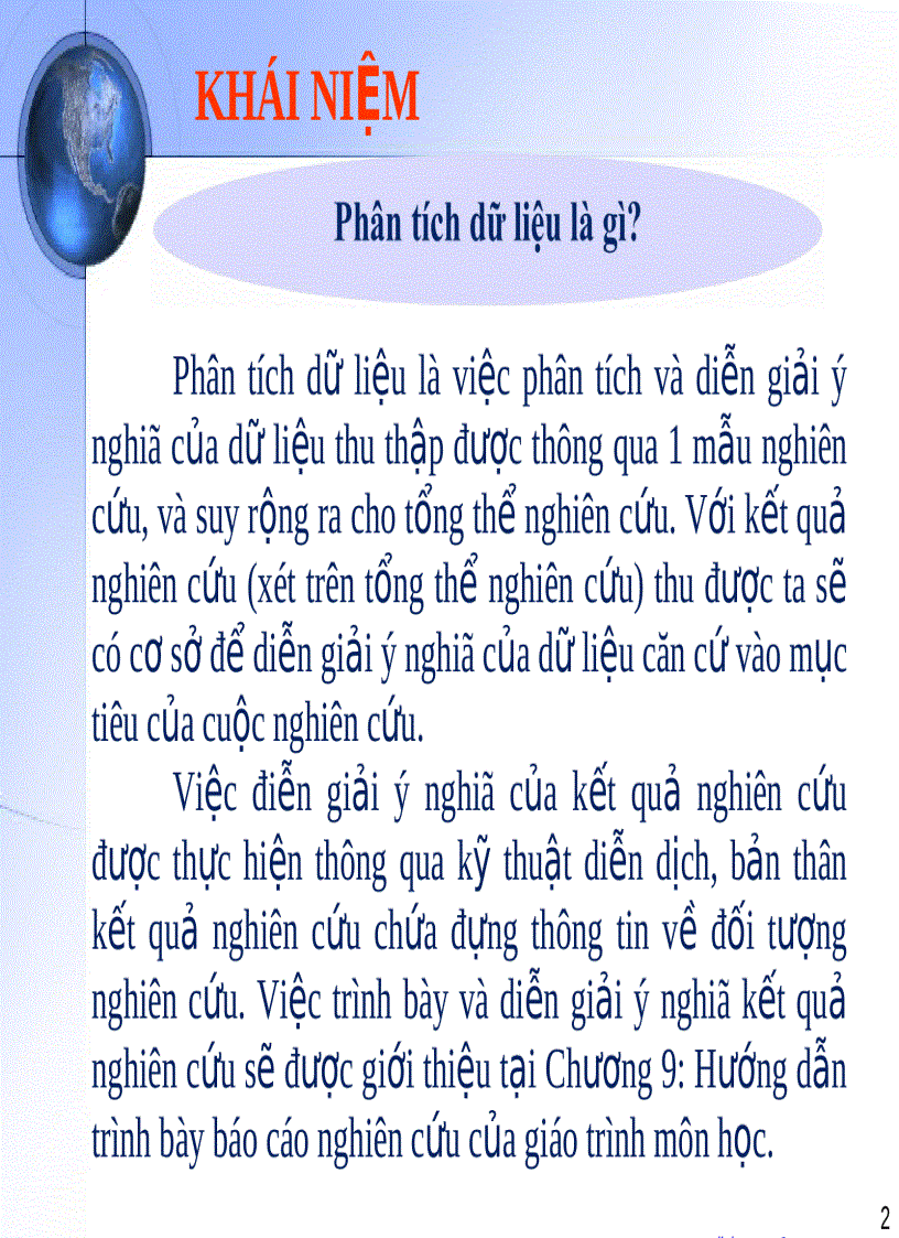 image for page Chương 8 Một số phương pháp phân tích và diễn giải dữ liệu ứng dụng phần mềm spss