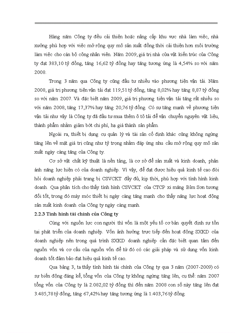 image for page Đánh giá hiệu quả hoạt động sản xuất kinh doanh tại Công ty cổ phần xi măng Bỉm Sơn