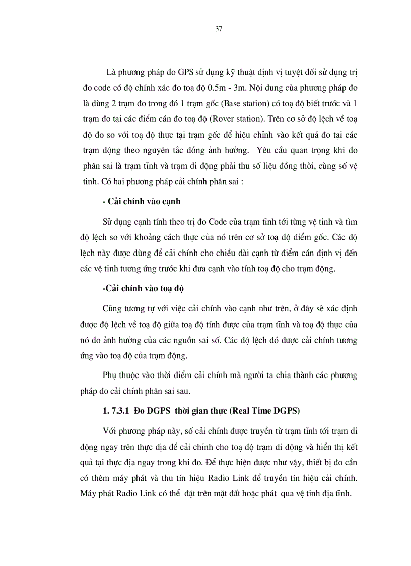 image for page Công nghệ GPS động và khả năng ứng dụng trong đo vẽ bản đồ tỷ lệ lớn tại Việt Nam