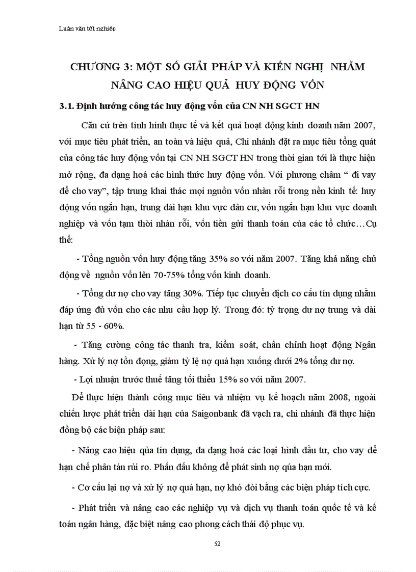 image for page Thực trạng và giải pháp năng cao hiệu quả huy động vốn tại chi nhánh NHSGCT Hà Nội