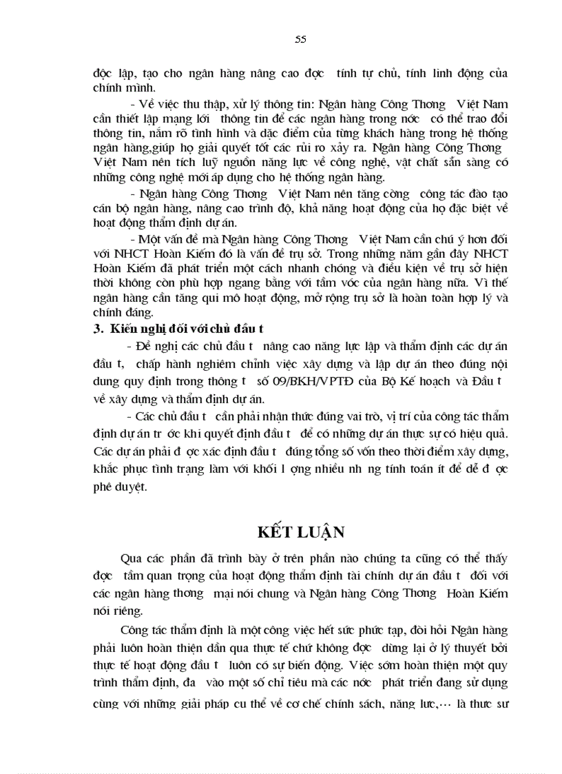 image for page Công tác thẩm định tài chính dự án đầu tư tại ngânhàng NHTMCP Công Thương VietinBank Hoàn Kiếm