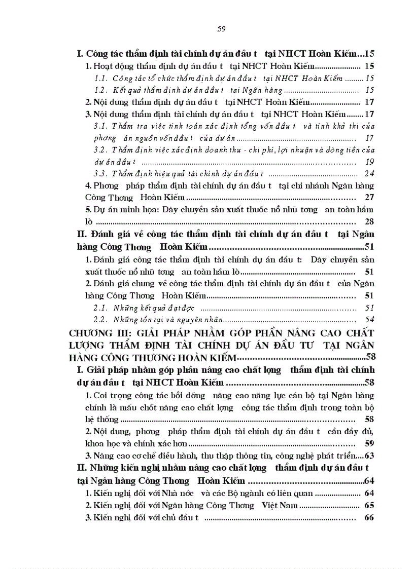 image for page Công tác thẩm định tài chính dự án đầu tư tại ngânhàng NHTMCP Công Thương VietinBank Hoàn Kiếm