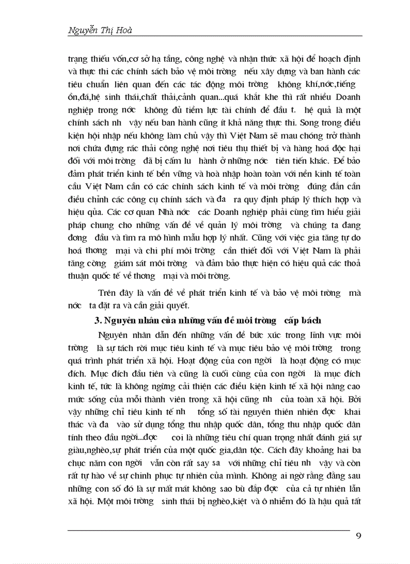 image for page Tăng trưởng kinh tế và bảo vệ môi trường