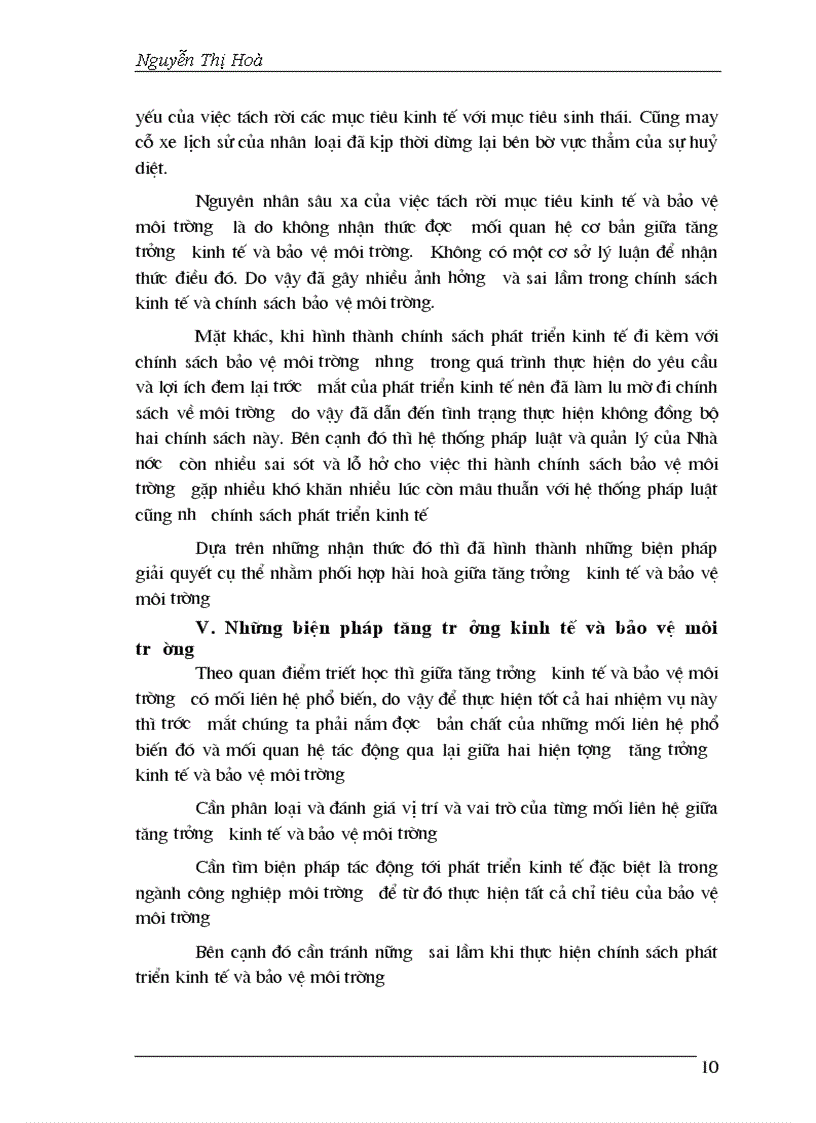 image for page Tăng trưởng kinh tế và bảo vệ môi trường