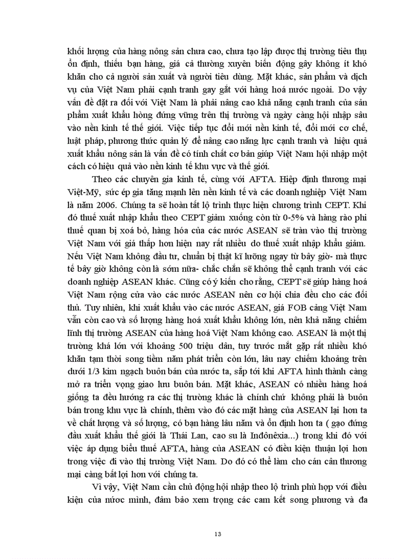 image for page Biện pháp thúc đẩy xuất khẩu nhóm mặt hàng nông sản chủ lực của VN