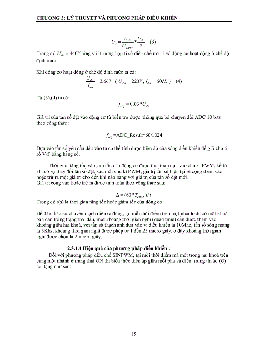 image for page Điều Khiển Động Cơ Không Đồng Bộ Ba Pha Theo Phương Pháp Sinpwm Sử Dụng Vi Điều Khiển Dspic30f6010