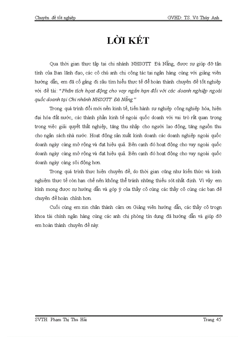 image for page Phân tích hoạt động cho vay ngắn hạn đối với doanh nghiệp vừa và nhỏ tại chi nhánh ngân hàng sài gòn thương tín đà nẵng
