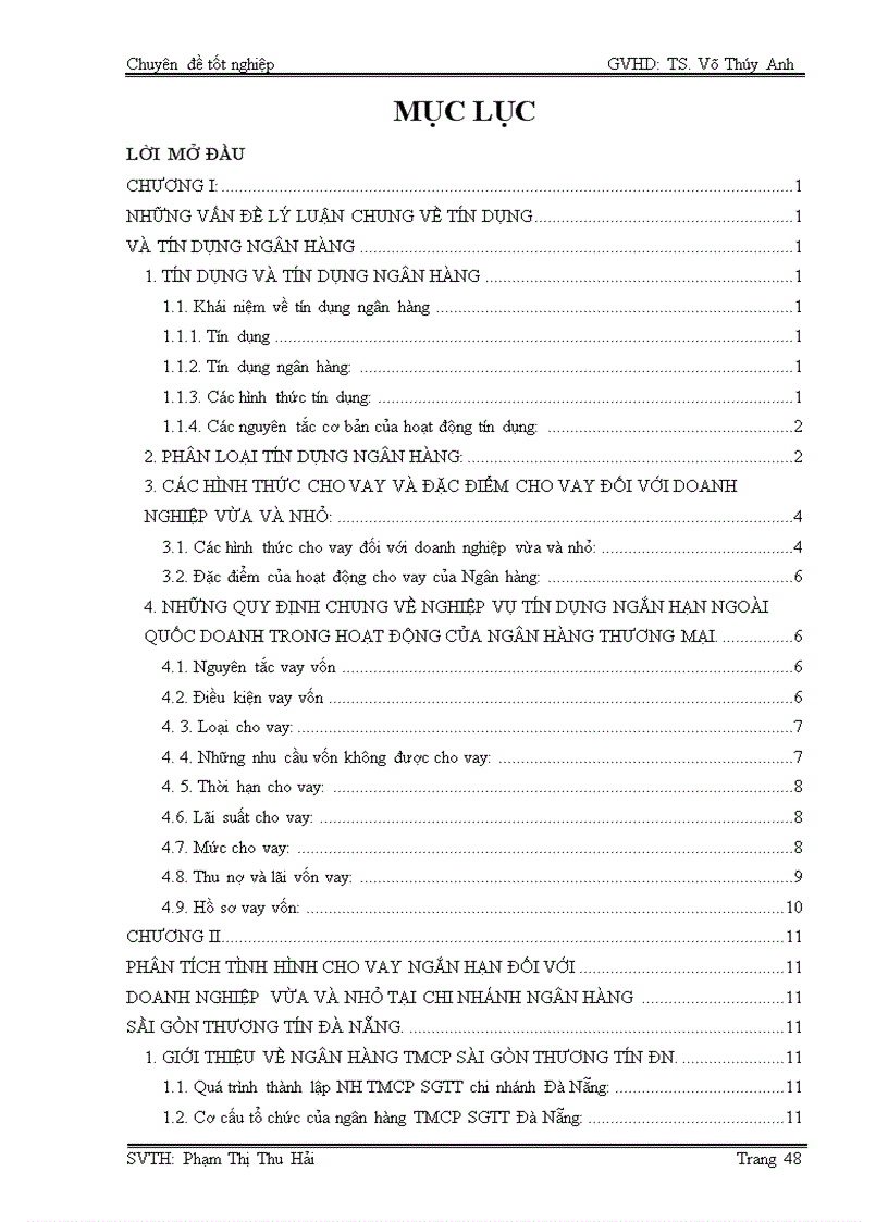 image for page Phân tích hoạt động cho vay ngắn hạn đối với doanh nghiệp vừa và nhỏ tại chi nhánh ngân hàng sài gòn thương tín đà nẵng