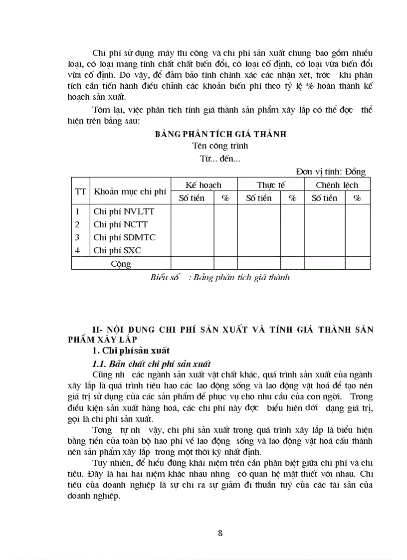 image for page Hạch toán chi phí sản xuất và tính giá thành sản phẩm xây lắp tại Công ty Xây dựng số