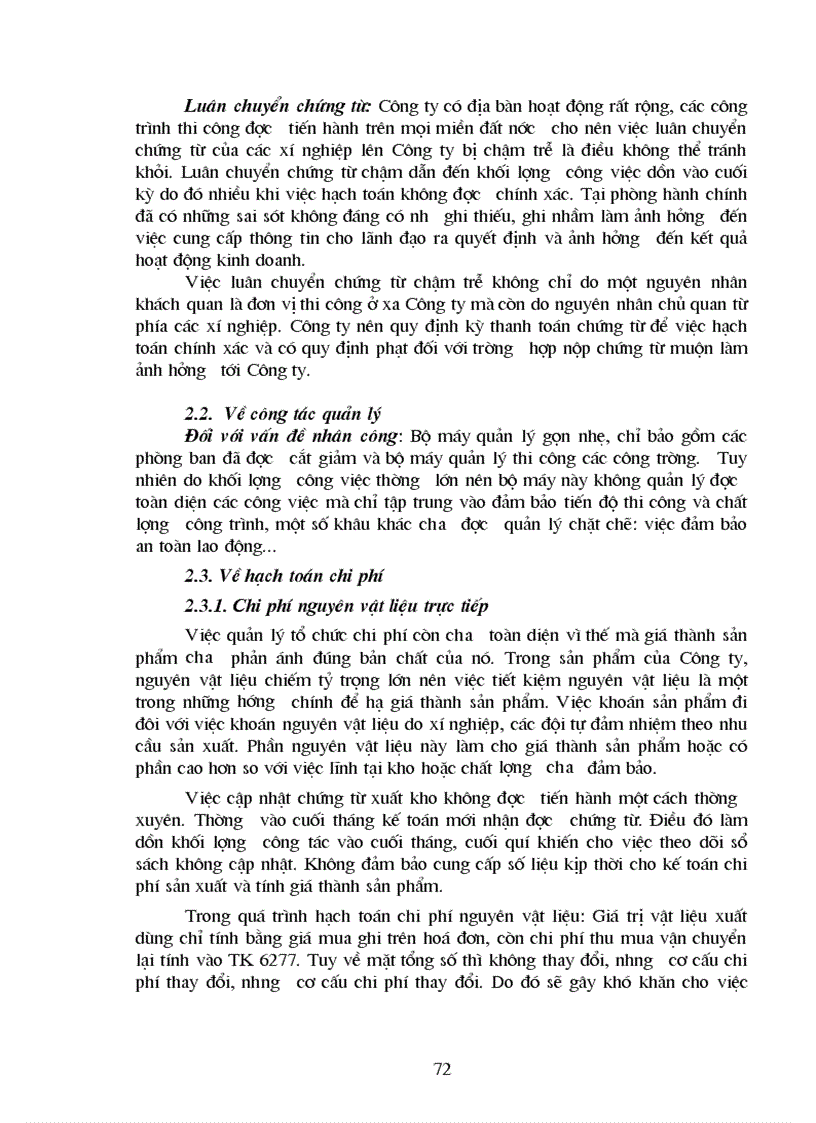 image for page Hạch toán chi phí sản xuất và tính giá thành sản phẩm xây lắp tại Công ty Xây dựng số