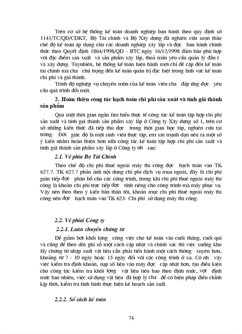 image for page Hạch toán chi phí sản xuất và tính giá thành sản phẩm xây lắp tại Công ty Xây dựng số