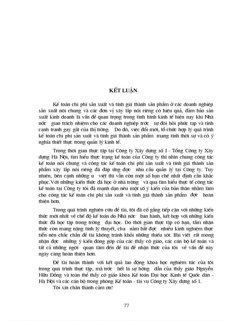 image for page Hạch toán chi phí sản xuất và tính giá thành sản phẩm xây lắp tại Công ty Xây dựng số