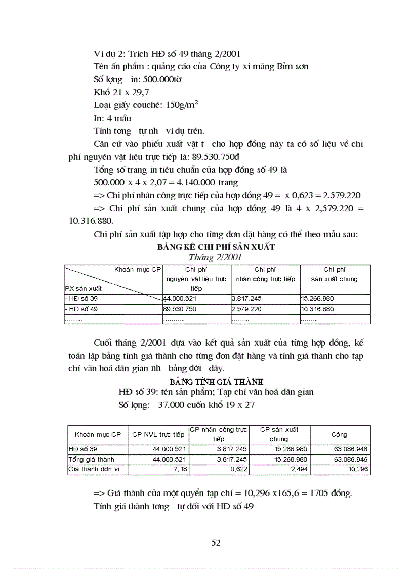 image for page Tổ chức kế toán chi phí sản xuất và tính giá thành sản phẩm ở Xí nghiệp In Xây dựng