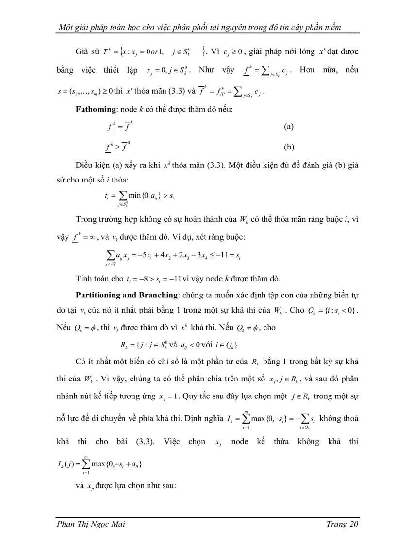 image for page Một giải pháp toán học cho việc phân phối tài nguyên trong độ tin cậy phần mềm