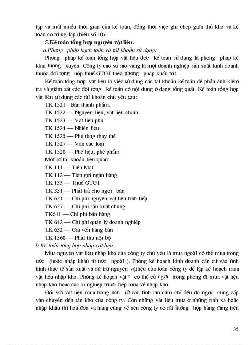 image for page Hoàn thiện kế toán nguyên vật liệu ở Công ty Cao su Sao Vàng