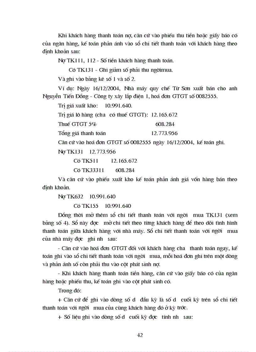 image for page Tổ chức kế toán bán hàng và xác định kết quả hoạt động sản xuất kinh doanh ở Nhà máy quy chế Từ Sơn