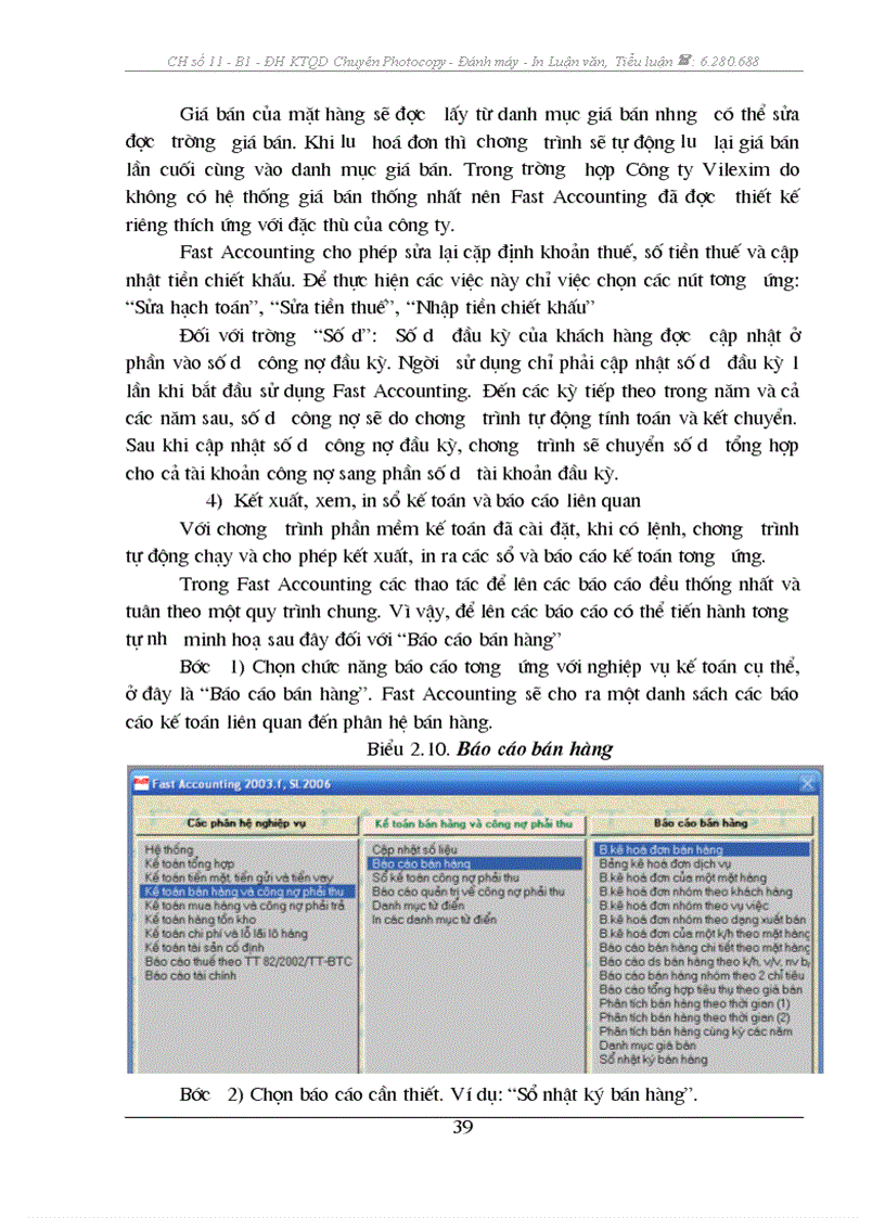 image for page Kế toán tiêu thụ và xác định kết quả tiêu thụ hàng hoá tại Công ty CP XNK và Hợp tác đầu tư Vilexim